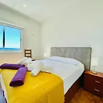 公寓 Paraiso - Beachfront - Private Parking